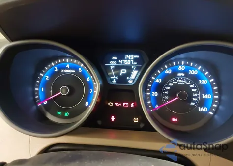 2012 Hyundai Elantra Limited (Ulsan Plant) из США, поврежденный, VIN KMHDH4AE9CU478292